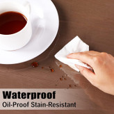رومیزی گرد pvc با حاشیه دانتل - دکوری چوبی