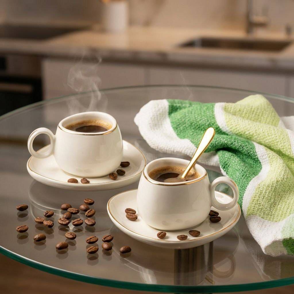 ست ۴ پارچه قهوه خوری مارک کاراجا ترکیه